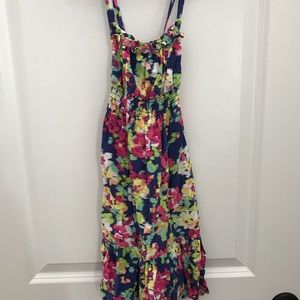 Cherokee High-Lo Floral Maxi Dress